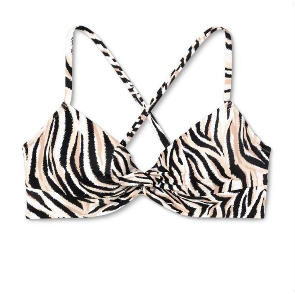 Women's Light Lift Twist-Front Bralette Bikini Top - Shade & Shore™ (#29)